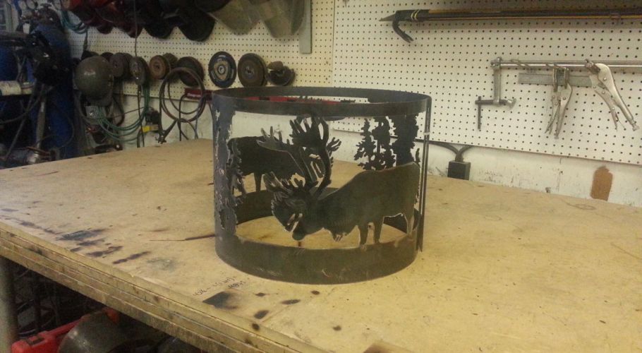 custom steel plasma art