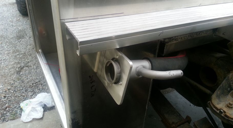 Custom aluminum fuel filler