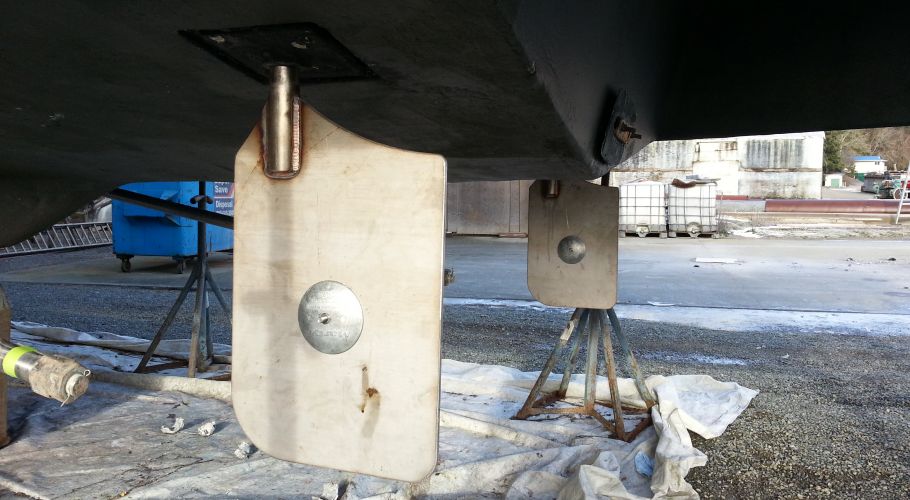 custom boat rudders 1