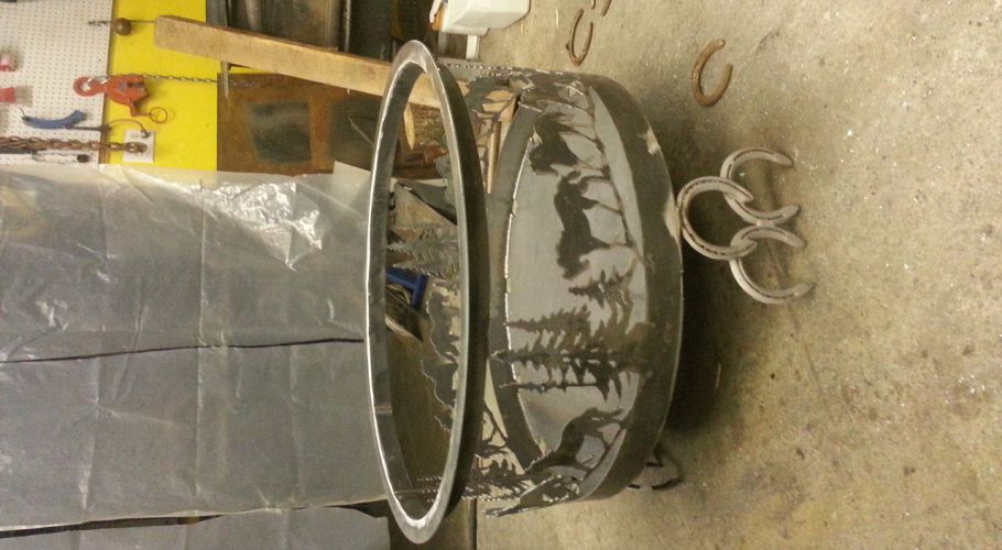 horse plasma art