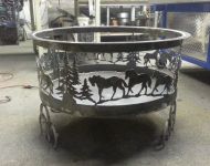 horses plasma art