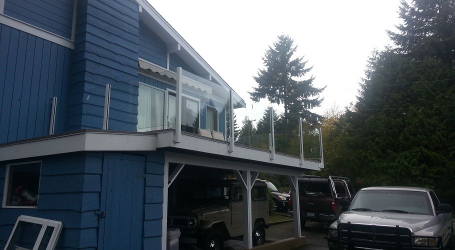 custom glass rails