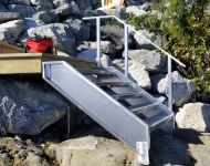 custom beach steps